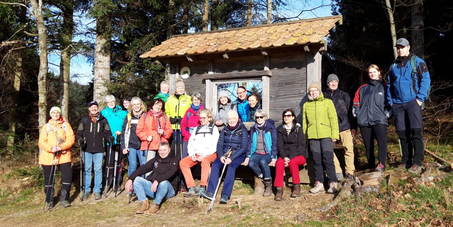 Die Teilnehmerinnen und Teilnehmer der Winterwanderung 2025 im Harmersbachtal