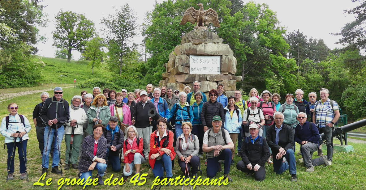 Gruppenbild vom traditionellen grenzüberschreitenden Treffen im französischen Mutzig